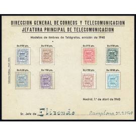 1940 ED. Telégrafos 76/84 us
