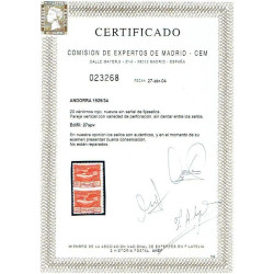 1929 ED. Andorra 27spv **