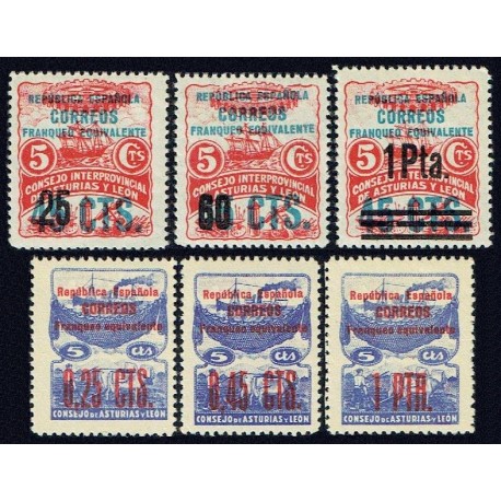 1937 ED. Asturias NE 06/08 **, NE 09/11 *