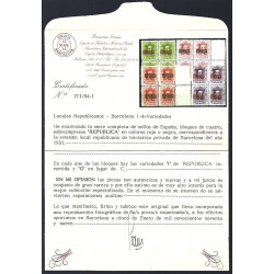 1931 ED. ELR Barcelona 01/04 + 01he/04he + 01heb/04heb ** [x4]