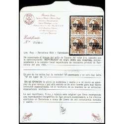 1931 ED. ELR Barcelona 06hhhi + 06hhhiheb + 06hhhihe */(*) [x4]