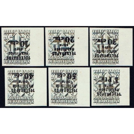 1942-1945 ED. Barcelona - Telégrafos 17Ahis/17Fhis (*)
