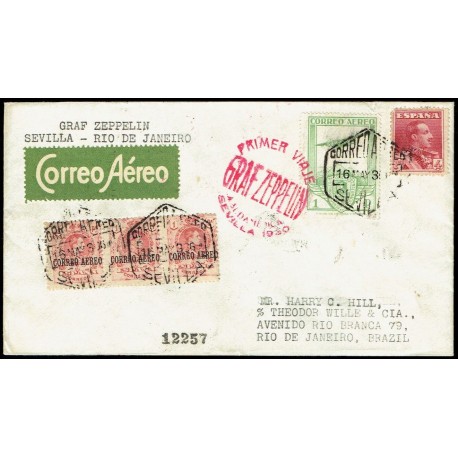 Graf Zeppelin A Brasil ED. 296 [x3], 322, 487