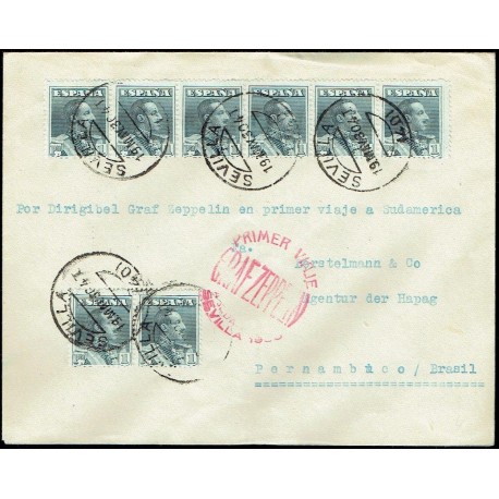 Graf Zeppelin A Brasil ED. 321 [x8]