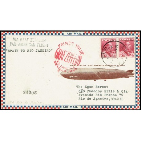 Graf Zeppelin A Brasil ED. 322 [x2]