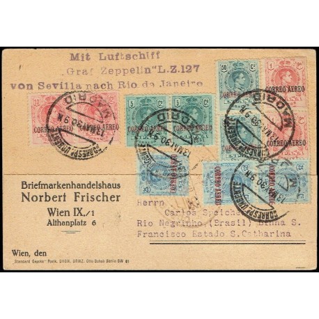 Graf Zeppelin A Brasil ED. 292 [x2], 293 [x2], 294 [x3], 295 [x2], 296 [x2]