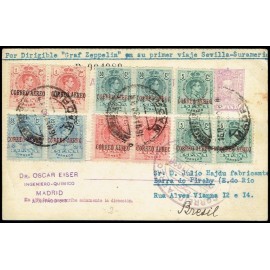 Graf Zeppelin A Brasil ED. 292 [x3], 293 [x2], 294 [x2], 295 [x2], 296 [x2]