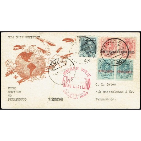 Graf Zeppelin A Brasil ED. 295 [x2], 296 [x2], 321