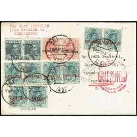 Graf Zeppelin A Argentina ED. 295 [x8], 296 [x2], 321 [x2]