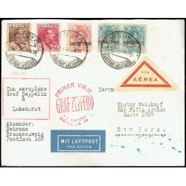 Graf Zeppelin A Estados Unidos ED. 295 [x2], 296, 322/323