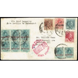 Graf Zeppelin A Estados Unidos ED. 295 [x8], 296, 321/323