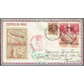 Graf Zeppelin A Estados Unidos ED. 296 [x2], 322 [x2], 323