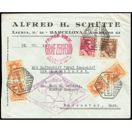 Graf Zeppelin A Estados Unidos ED. 320 [x4], 322/323