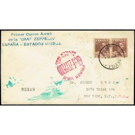 Graf Zeppelin A Estados Unidos ED. 323 [x2]