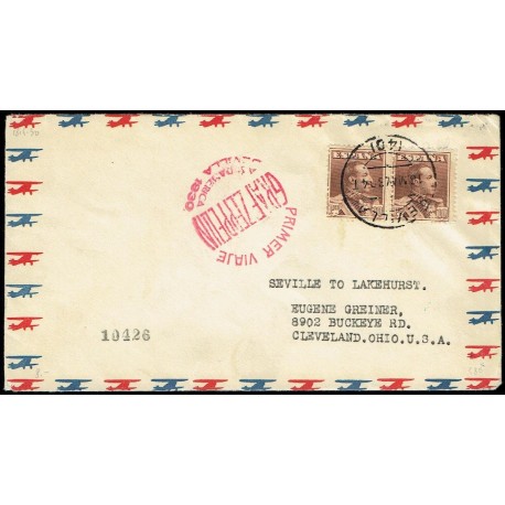 Graf Zeppelin A Estados Unidos ED. 323 [x2]