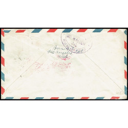 Graf Zeppelin A Brasil y reexpedido a Estados Unidos ED. 322 [x2]