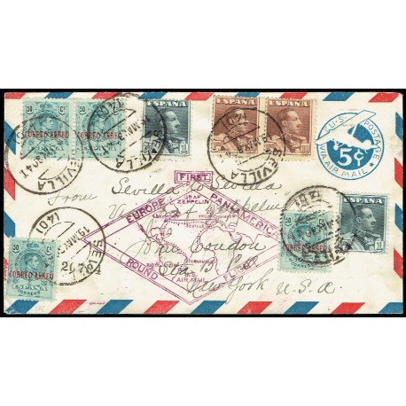 Graf Zeppelin De Sevilla A Sevilla ED. 295 [x4], 321 [x2], 323 [x2]