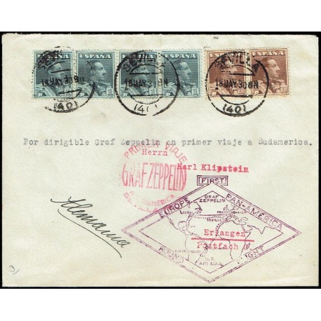 Graf Zeppelin De Sevilla A Sevilla ED. 321 [x4], 323 [x2]