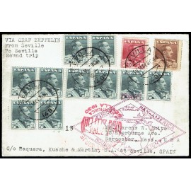 Graf Zeppelin De Sevilla A Sevilla ED. 321 [x10], 322/323
