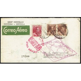 Graf Zeppelin De Sevilla A Sevilla ED. 322, 323 [x2]