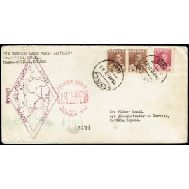 Graf Zeppelin De Sevilla A Sevilla ED. 322, 323 [x2]