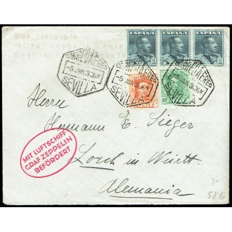Graf Zeppelin A Alemania ED. 314, 320, 321 [x3]