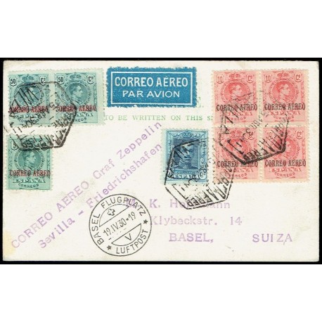 Graf Zeppelin No Recogido A Alemania ED. 292, 293 [x4], 295 [x2], 319