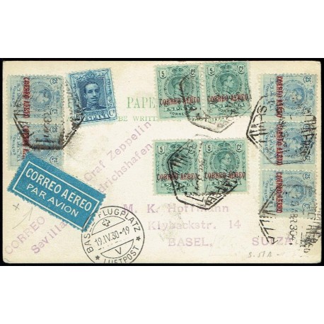 Graf Zeppelin No Recogido A Alemania ED. 292 [x4], 294 [x5], 319