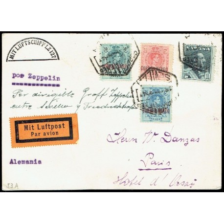 Graf Zeppelin No Recogido A Alemania ED. 293/295, 321