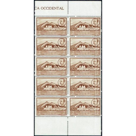 1950 ED. África Occidental 3iw ** [x10]