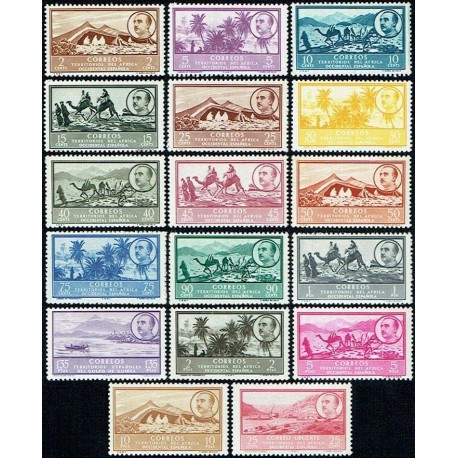 1950 ED. Spanisch Westafrika 3/19 ** (2)