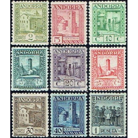 1931 ED. Andorra 15d/24d *