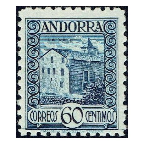 1935 ED. Andorra 40d *