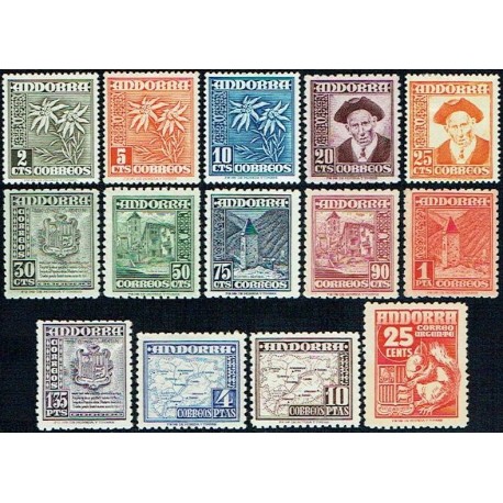 1948 ED. Andorra 45/58 *
