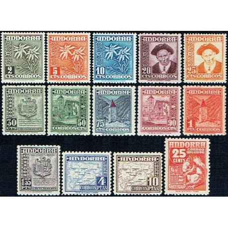 1948 ED. Andorra 45/58 **