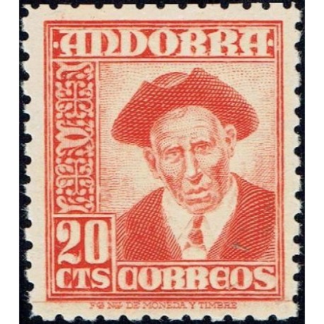 1948 ED. Andorra 48ec **