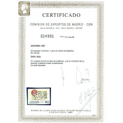1987 ED. Andorra 202s ** (2)