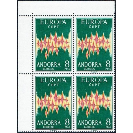 1972 ED. Andorra 72 ** [x4]