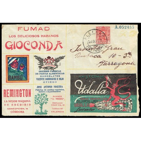 1925-1931 ED. 45A us Enteros Postales Privados