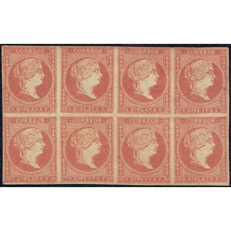1857 ED. Antillas 9 * [x8]