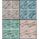 1868 ED. Antillen 13A/15A, Kuba 22A * [x4]