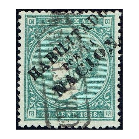 1868 ED. Antillen 14A us