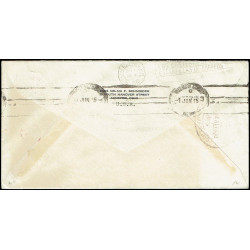 Graf Zeppelin A Brasil y reexpedido a Argentina ED. 321 [x4], 322