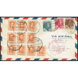 Graf Zeppelin A Estados Unidos ED. 320 [x10], 321/323