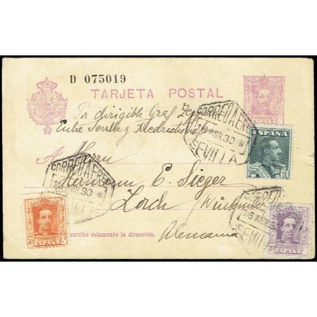 Graf Zeppelin No Recogido A Alemania ED. 316, 320/321