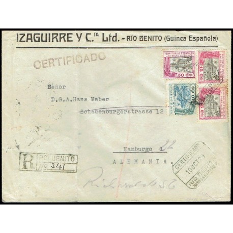 Colonias Españolas ED. Guinea 168, 169 [x2], 174