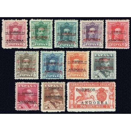 1928 ED. Andorra 02N/13N *