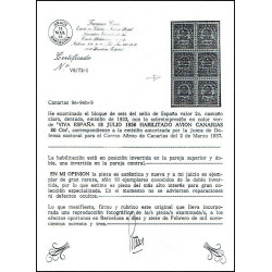 1937 ED. Canarias 09hi + 09hhi + 09 *