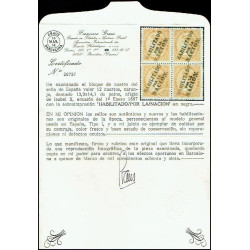 1868 ED. 089A * Madrid (N) [x4]