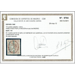 1868 ED. 101 * Madrid (A)